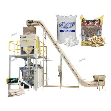 15kg ξύλινα pellets vffs σακούλα σχηματισμού πλήρωσης σφράγιση σακουλών μηχανή