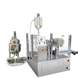 Αυτόματη προκατασκευασμένη συσκευασία σφράγισης πλήρωσης σακούλας με πλήρωση πιστών για υγρό & πάστα
