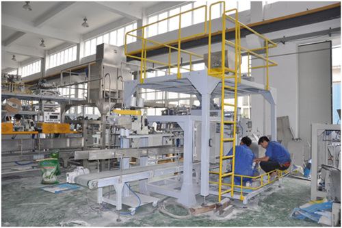 Big bag packaging machine 2 Μηχανή συσκευασίας μεγάλων τσαντών 2