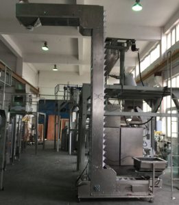 Z-shape degerter powder feeding system Ζ-σκονισμένο σύστημα τροφοδοσίας σκόνης
