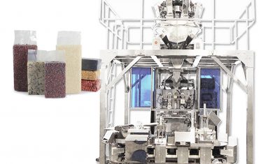 Αυτόματη μηχανή συσκευασίας πλήρωσης σακούλας κενού τύπου τούβλου για σιτηρά