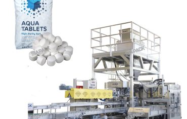 Μηχανή πλήρωσης και ζύγισης δισκίων αλατιού 25-50kg